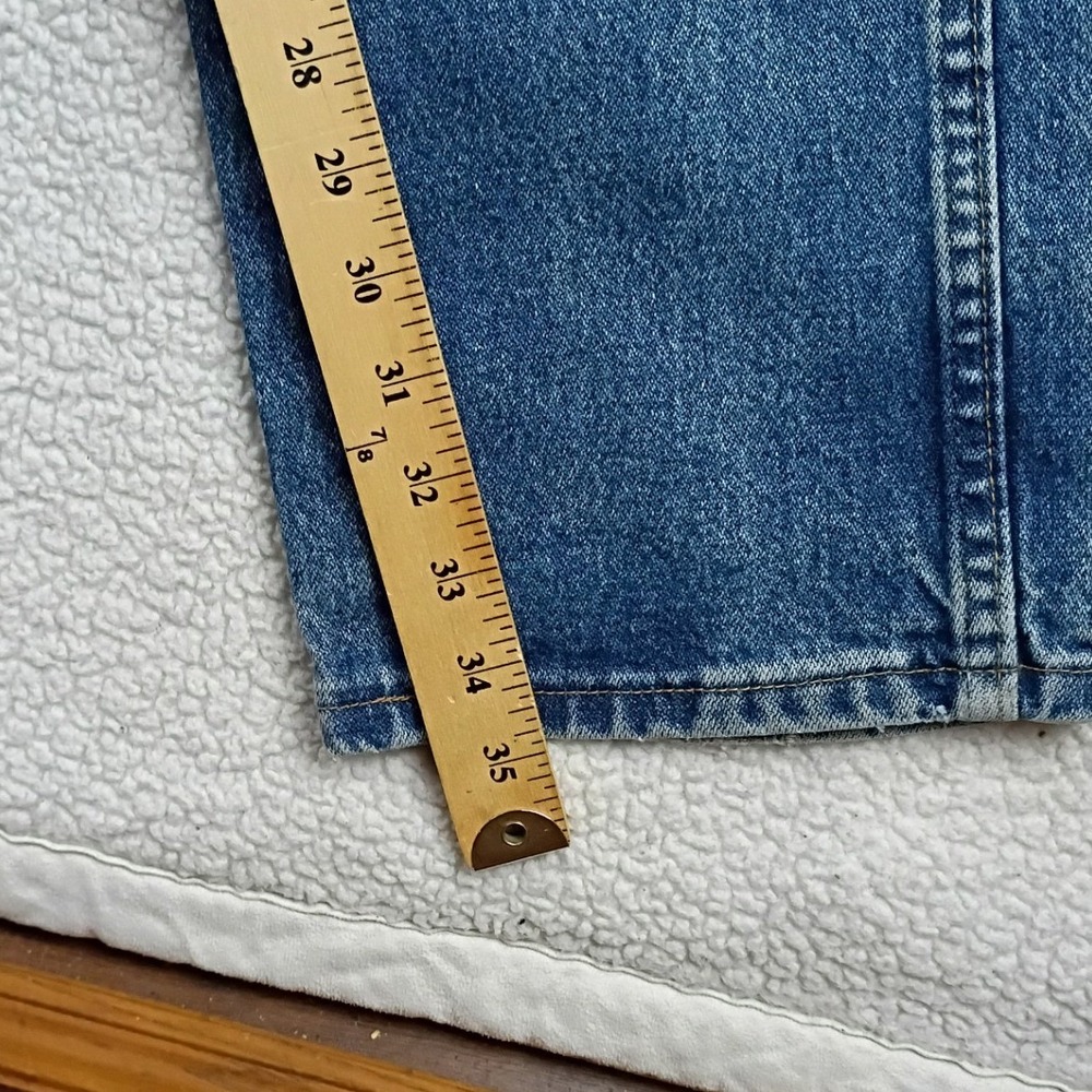 Wrangler FR Jeans Mens 30x35 Blue Flame Resistant 13MWZ Cowboy Cut Work Denim - Picture 10 of 11